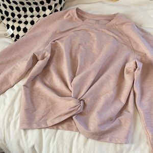 Lulu lemon tie knot sweatshirt